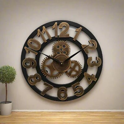 Horloge Murale - RetroWallClock™ - Bronze